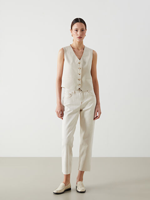 LCW Jeans Straight Fit Kadın Jean Pantolon - S5DM83Z8-RHG