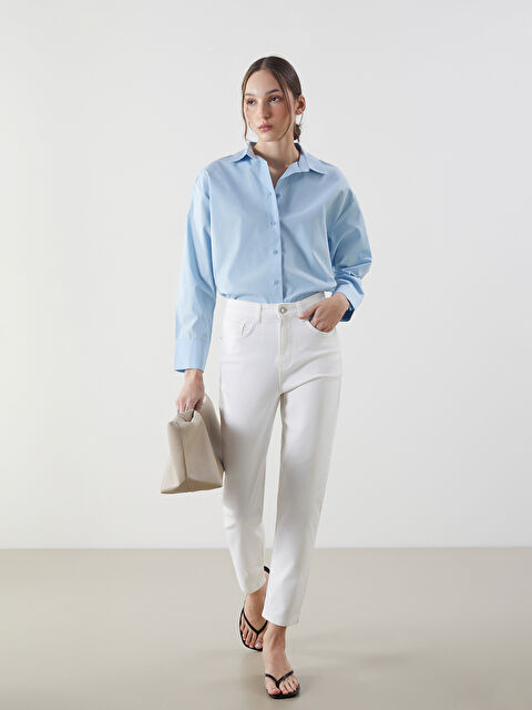 LCW Jeans Mom Fit Kadın Jean Pantolon - S5DM90Z8-844