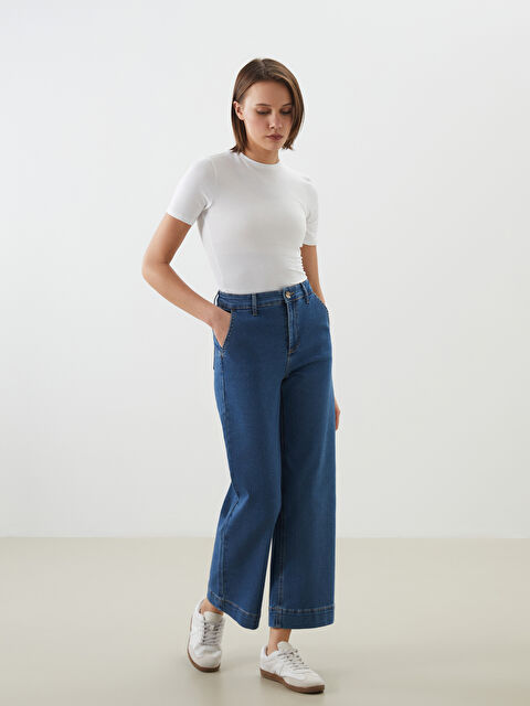 LCW Jeans Wideleg Kadın Jean Pantolon - S5DM95Z8-507