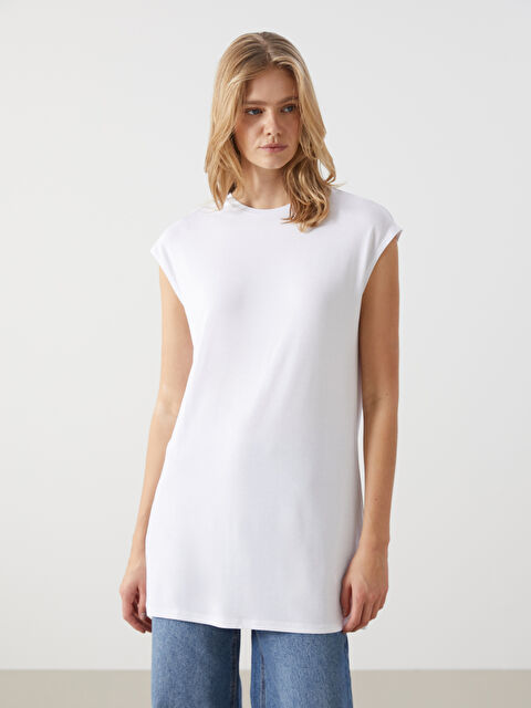 LCW Modest Crew Neck Women's T-Shirt - S5DN53Z8-Q6K