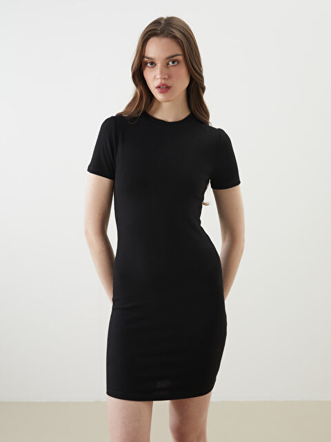 LCW Vision Φόρεμα Μίνι Στρογγυλή Λαιμόκοψη για Γυναίκες