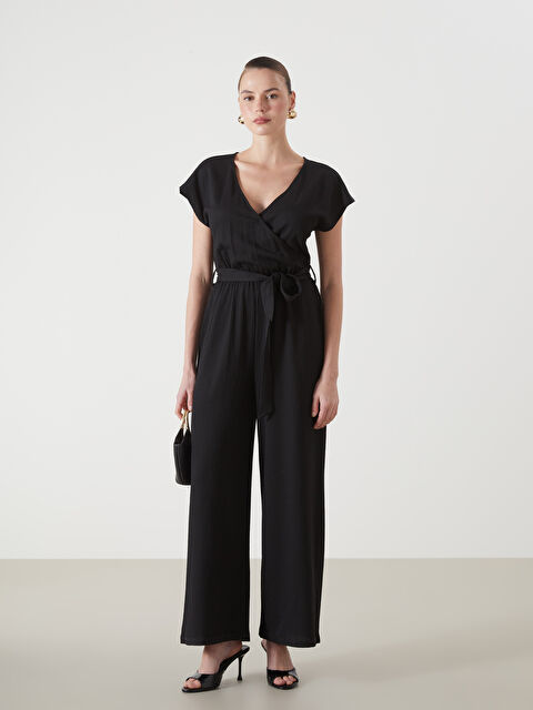 LCW Vision Двубортный Текстурированный Женский Комбинезон - S5DP42Z8-CVL