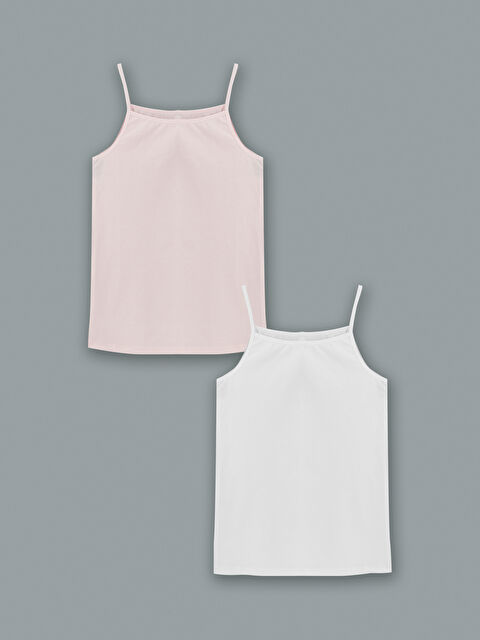 LCW Kids Lot de 2 Débardeurs pour Filles à Col Carré - S5DP59Z4-FSA