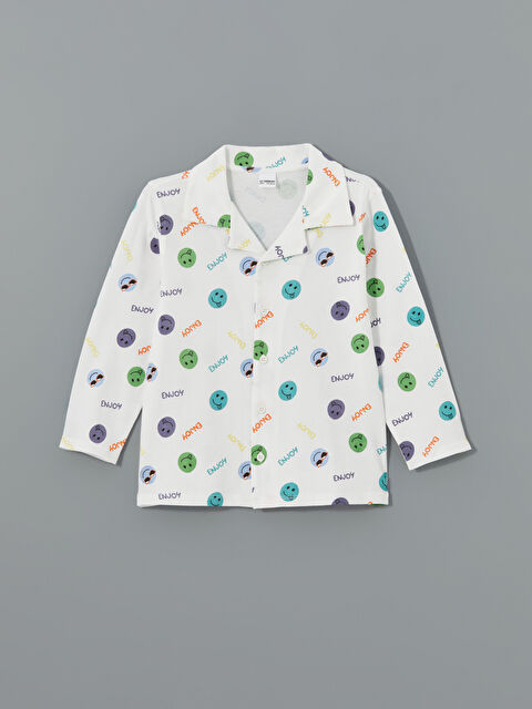 LCW Kids Resort Yaka Baskılı Erkek Çocuk Gömlek - S5DQ33Z1-LRA