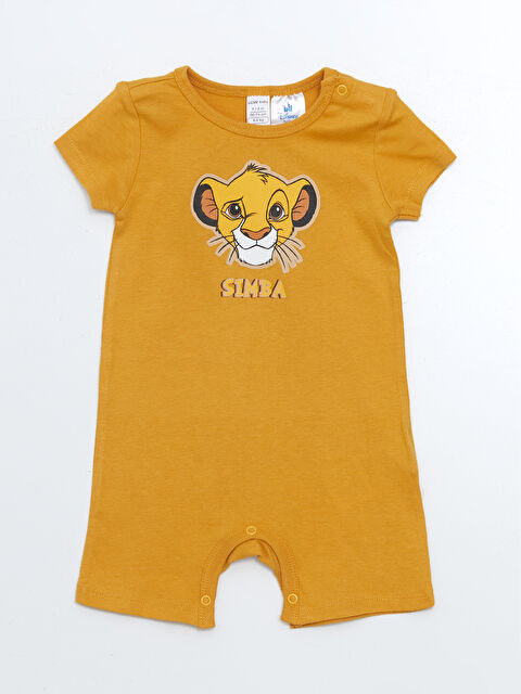 LCW baby Aslan Kral Baskılı Erkek Bebek Tulum - S5DR85Z1-GBW