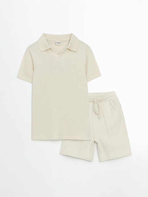 LCW Kids Polo rolka majica i šorts za dečake - S5DS07Z4-FWM