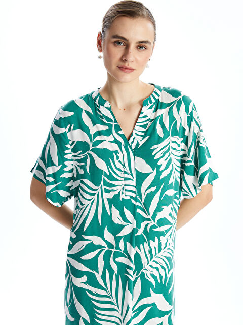 LCWAIKIKI Classic Notch Neck Floral Women's Dress