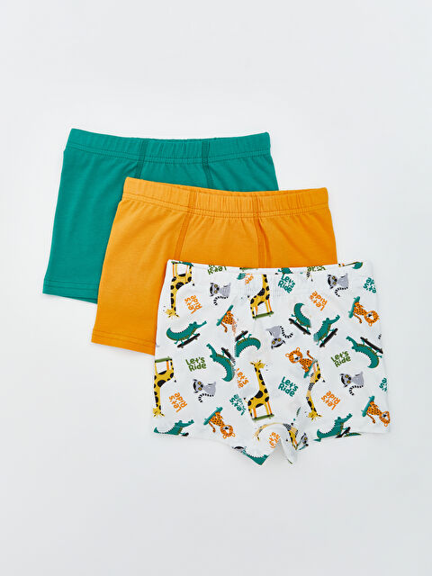 LCW Kids Beli Lastikli Erkek Çocuk Boxer 3'lü - S5DU40Z1-LRA