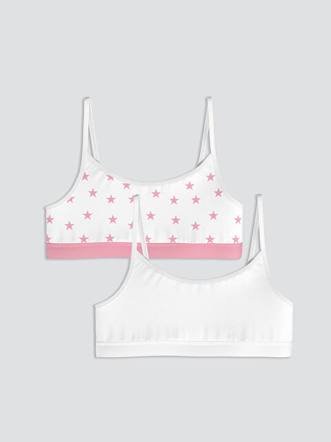 LCW Kids Lot de 2 Hauts Bustier Imprimés pour Filles - S5DU93Z4-LU8