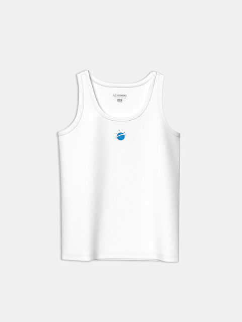 LCW Kids Bisiklet Yaka Erkek Çocuk Atlet - S5DV05Z4-JYX