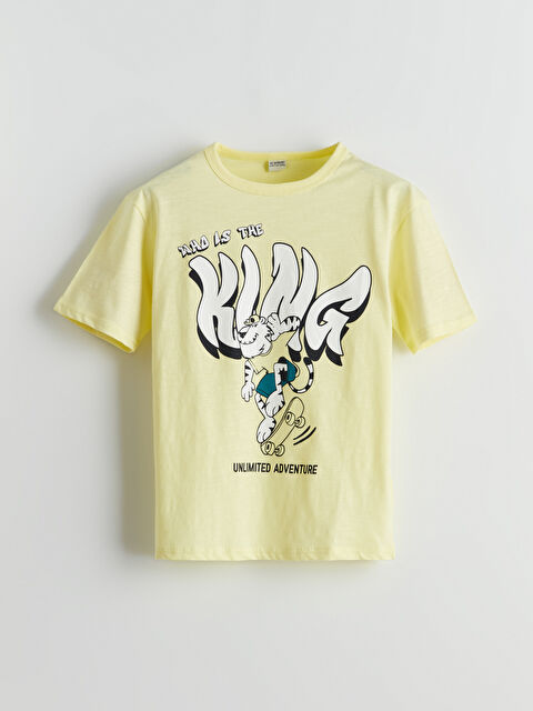 LCW Kids Dječak ŽUTA Majica kratkih rukava - S5DV74Z4-VZM