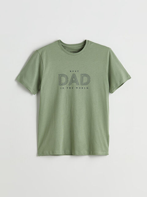 LC WAIKIKI Bisiklet Yaka Kısa Kollu Erkek Pijama Üst - S5DY14Z8-GX7