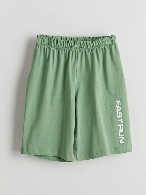 LCW Kids Beli Lastikli Erkek Çocuk Pijama Şort - S5DY64Z4-GFG