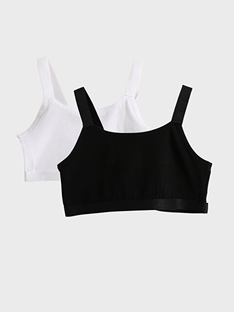 LCW Kids Basic Strappy Girls' Bustier Top 2 Pack - S5EA20Z4-CVL
