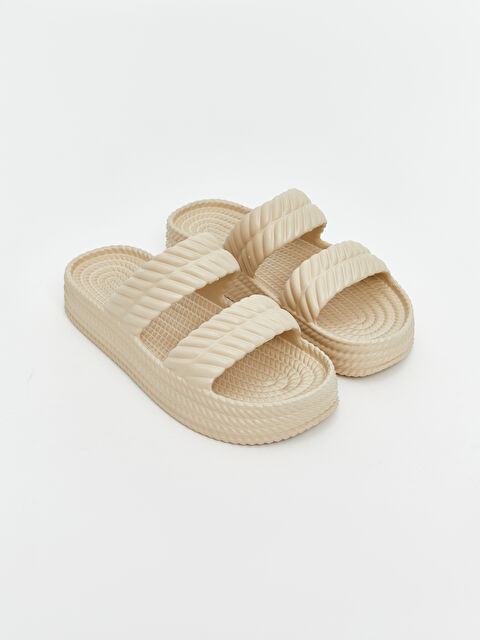 LCW STEPS Çift Bantlı Kadın Terlik - S5EC51Z8-EYM