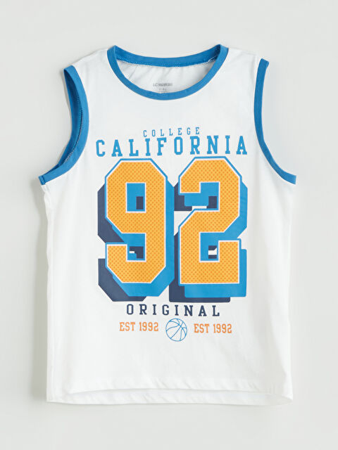 LCW Kids College California Baskılı Erkek Çocuk Atlet - S5EE47Z1-R9J