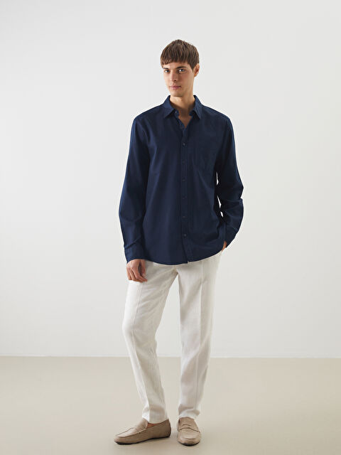 SOUTHBLUE Slim Fit Keten Karışımlı Erkek Pantolon - S5EE50Z8-R9J