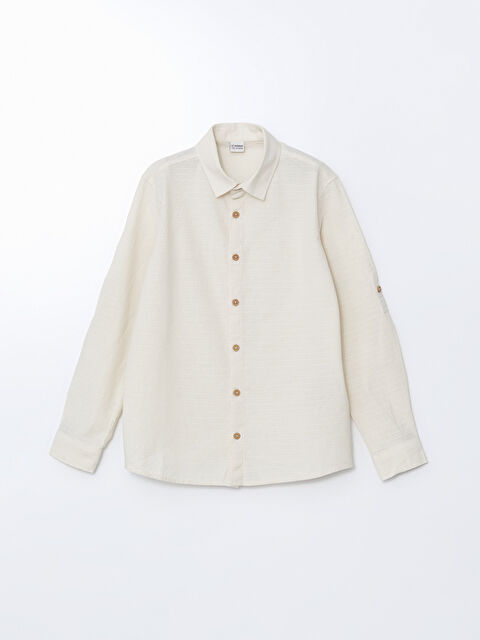 LCW Kids Uzun Kollu Erkek Çocuk Gömlek - S5EE70Z4-FDJ