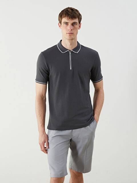 SOUTHBLUE Polo Yaka Kısa Kollu Pike Erkek Tişört - S5EE80Z8-E93