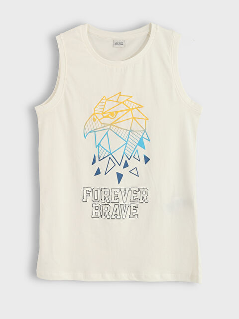 LCW Kids Crew Neck Boys' Tank Top - S5EF68Z4-Q6K