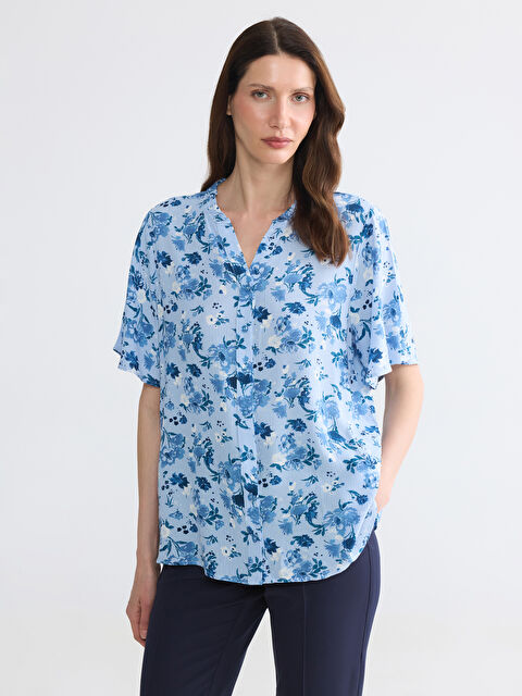 LCW Grace Regular Fit Krinkle Kadın Gömlek