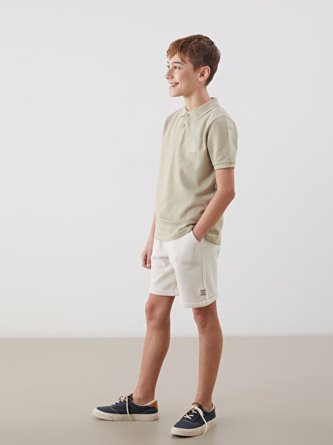 LCW Kids Elasticated Waist Boys' Shorts - S5EG70Z4-FWM