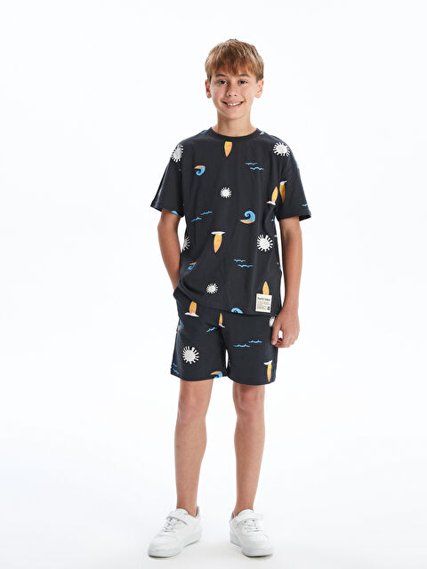 LCW Kids Beli Lastikli Erkek Çocuk Şort - S5EG73Z4-LRX