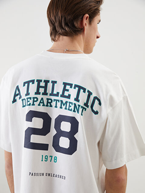 XSIDE Bisiklet Yaka Baskılı Penye Erkek Tişört - S5EH42Z8-R9J