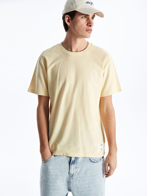 XSIDE Bisiklet Yaka Düz Erkek Tişört - S5EI29Z8-Y5Y