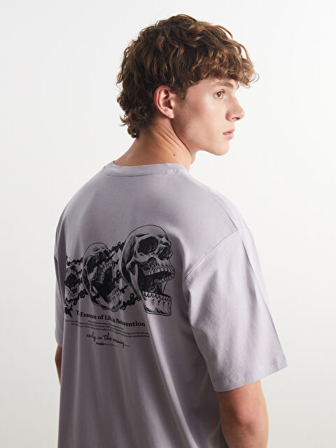 XSIDE Crew Neck Printed Men's T-Shirt - S5EI35Z8-Y5Q