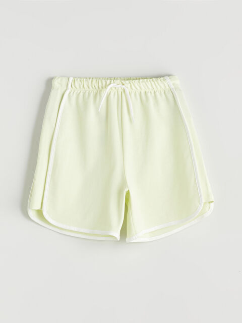 LCW Kids Beli Lastikli Kız Çocuk Şort - S5EI63Z4-8QA