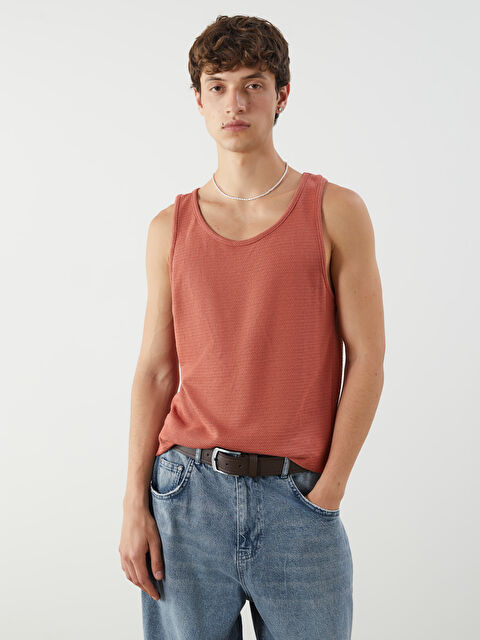 XSIDE Crew Neck Men's Sleeveless T-Shirt - S5EI95Z8-GZZ