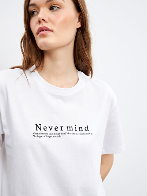 LCWAIKIKI Classic Crew Neck Printed Women's T-Shirt - S5EJ40Z8-Q6K