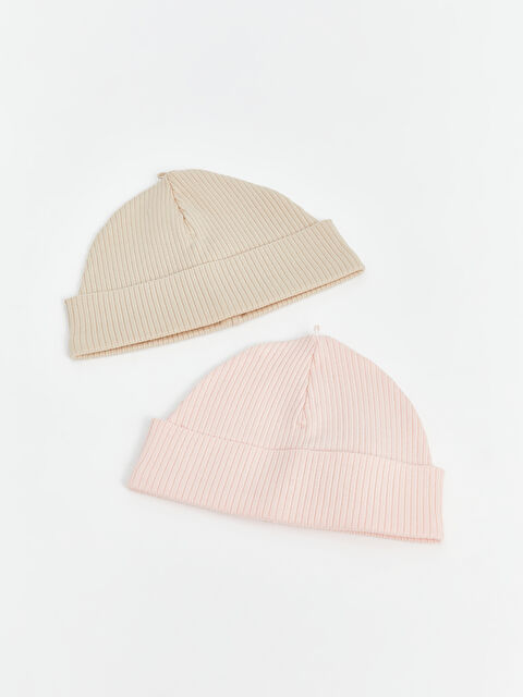 LCW baby Set 2 Berete Simple pentru Bebeluși Fete - S5EK15Z1-YPW