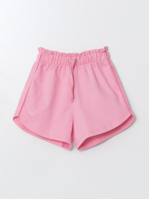 LCW baby Plain Laced Girls Shorts - S5EK90Z1-GA5