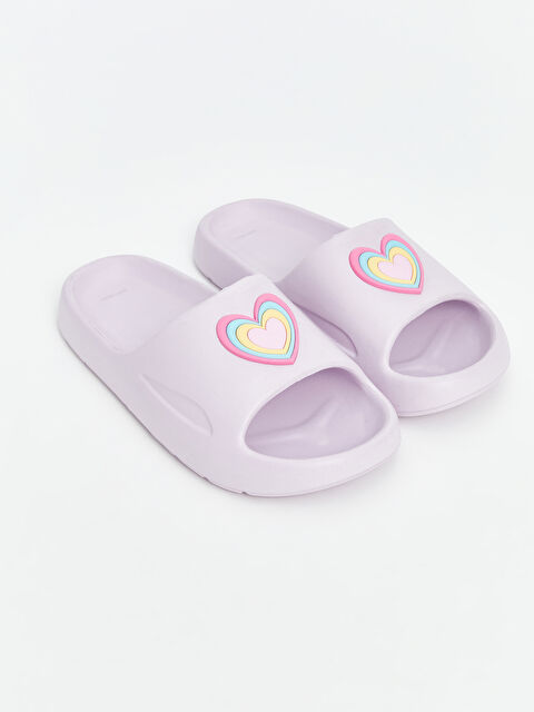 LCW STEPS Papuče za devojčice sa srcastim printom - S5EL88Z4-DP3