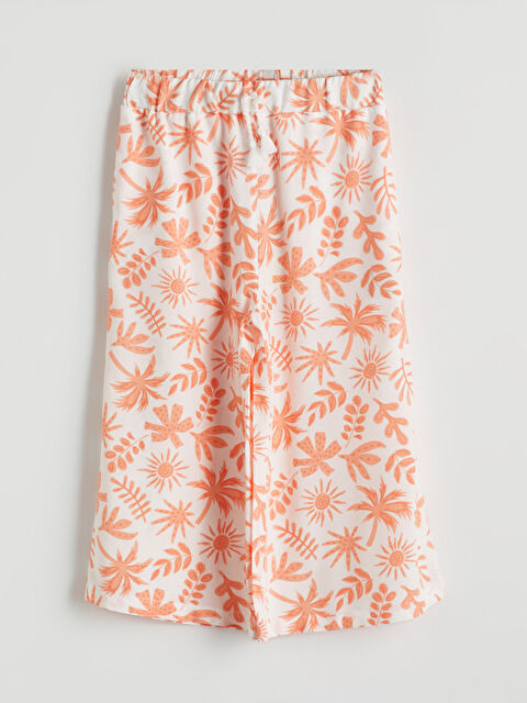 LCW Kids Beli Lastikli Kız Çocuk Kapri - S5EM36Z4-LRA