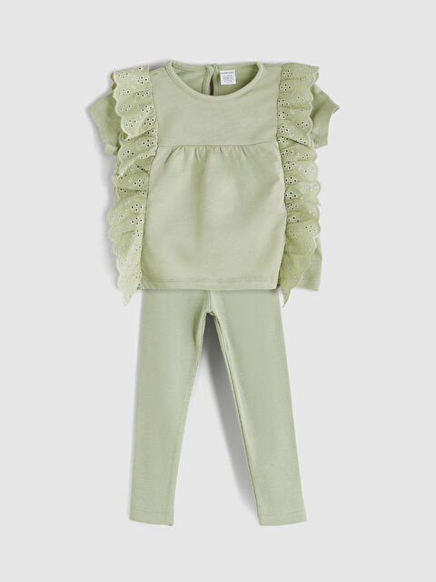 LCW baby Bisiklet Yaka Kız Bebek Bluz - S5EM72Z1-FJY