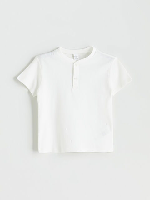 LCW Kids Hakim Yaka Erkek Çocuk Tişört - S5EO18Z1-R9J