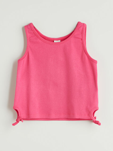 LCW Kids Crew Neck Girl's Crop Singlet - S5EP23Z4-GZ6