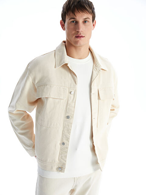 LCW Jeans Rahat Kalıp Erkek Jean Ceket - S5EP31Z8-S7X