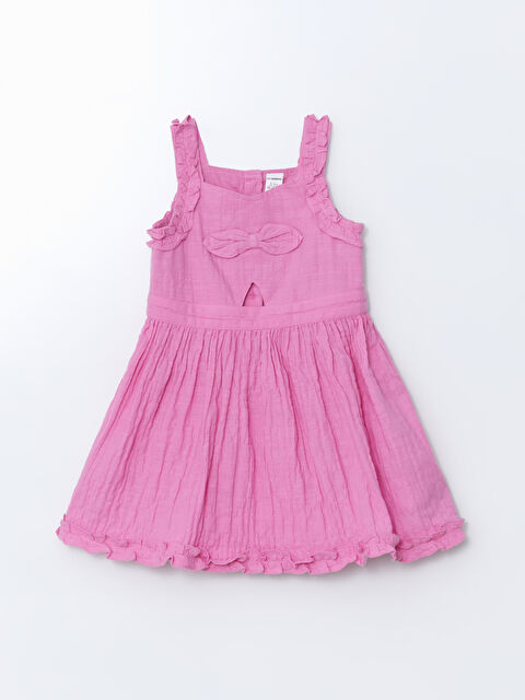 LCW Kids Таспамен безендірілген қыздарға арналған көйлек - S5EP55Z1-YNL