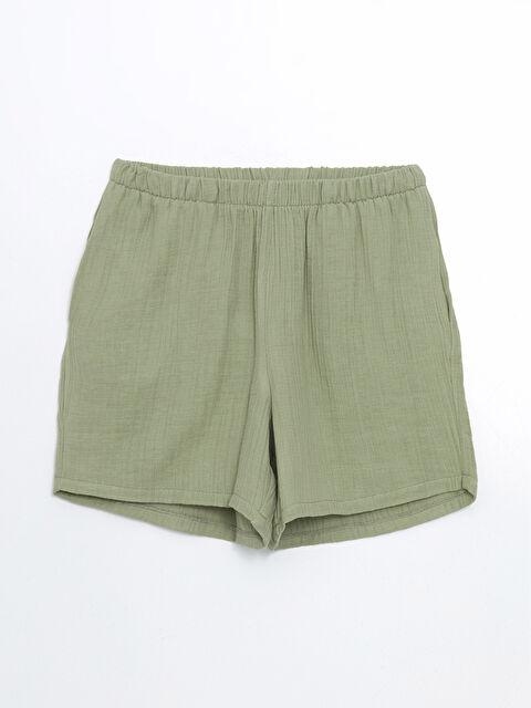 LCW DREAM Beli Lastikli Kadın Şort Pijama Altı - S5EP76Z8-GHY