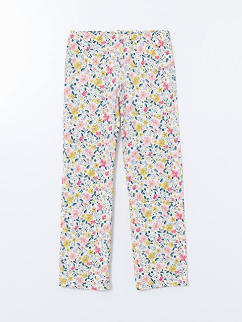 LCW DREAM Beli Lastikli Çiçekli Kadın Pijama Altı - S5EP87Z8-LRA