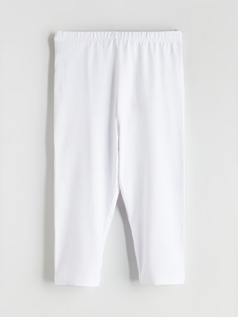 LCW Kids Basic 3/4 Boy Kız Çocuk Tayt - S5EQ15Z4-Q6K