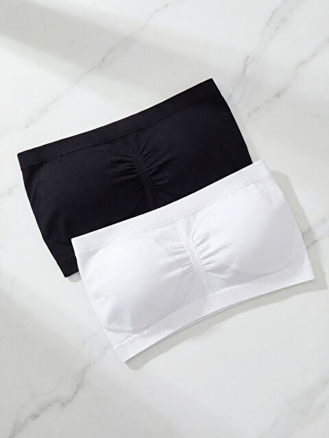 LCW DREAM Balensiz Dolgusuz Straplez Sütyen 2'li - S5EQ21Z8-FFB