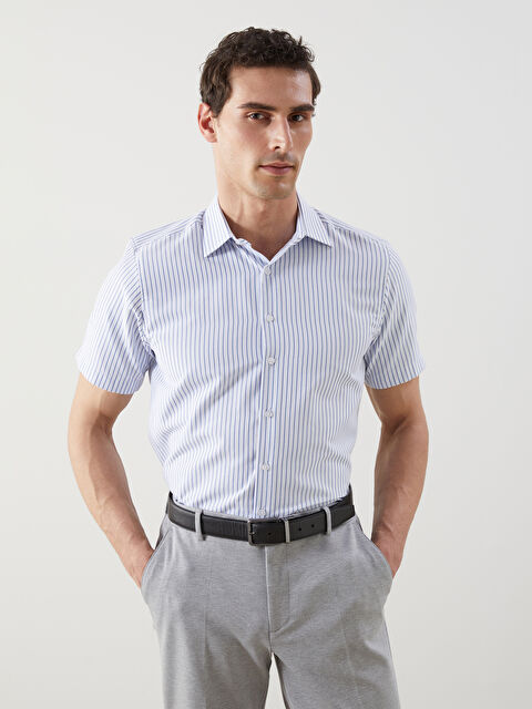 LCW BUSINESS Regular Fit Çizgili Erkek Gömlek - S5EQ75Z8-LJX