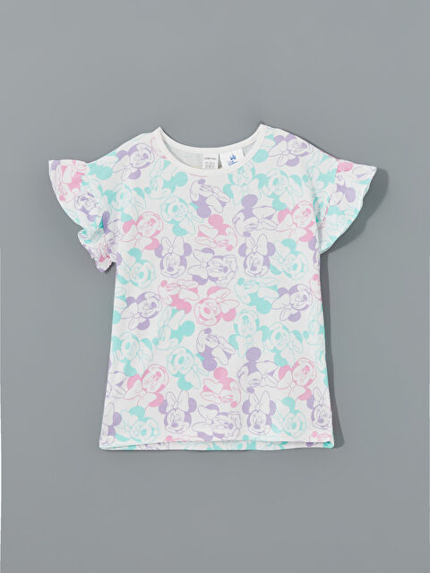 LCW baby Minnie Mouse Baskılı Kız Bebek Tişört - S5ER04Z1-LRA