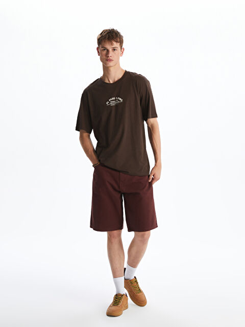 XSIDE Rahat Kalıp Gabardin Erkek Şort - S5ER29Z8-HMZ