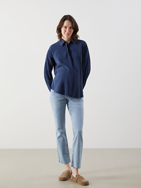 LCWAIKIKI Maternity Karın Panelli Straight Fit Hamile Jean Pantolon - S5ER43Z8-H45